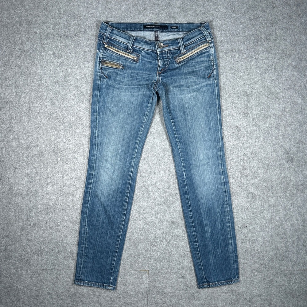 Miss Sixty Denim Jeans Womens‎ 27 Blue Radio Low Rise Skinny Zipper Y2K